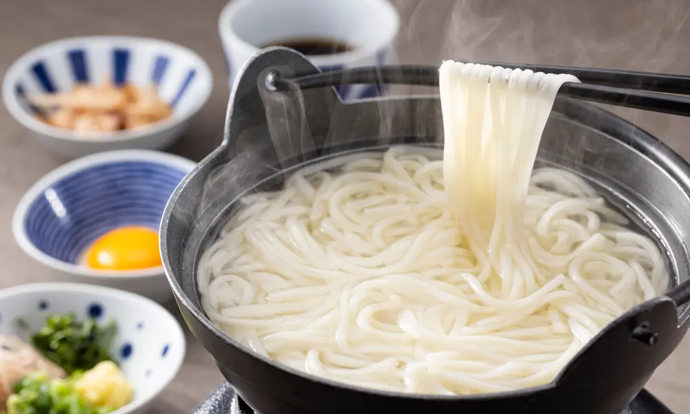 五島うどんの地獄炊き
